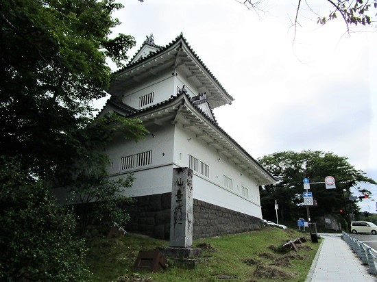 仙台城脇櫓の写真