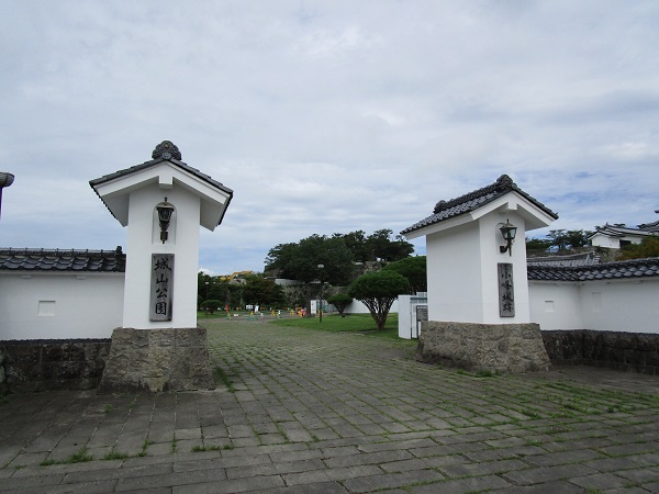 白河小峰城入口の写真