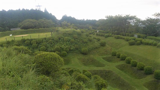 西の丸から望んだ写真