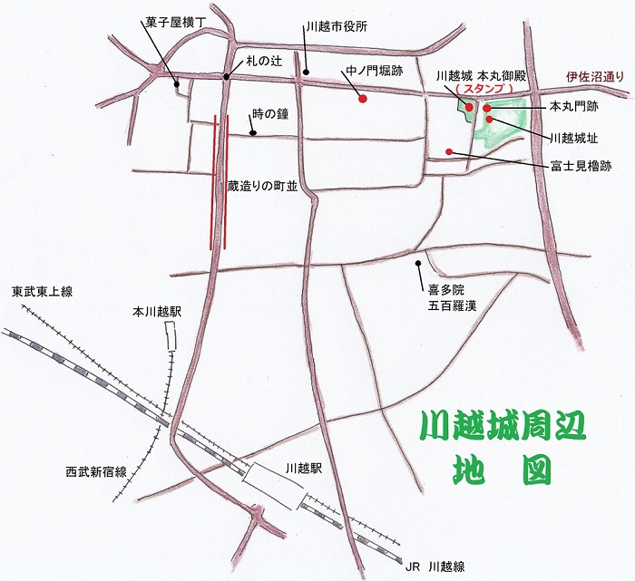 川越市地図