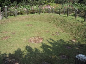 石器時代住居跡の写真