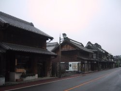 蔵造りの町並みの写真