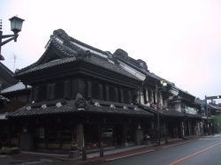 蔵造りの町並みの写真