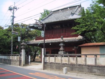 総願寺仁王門の写真