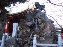 神田明神　獅子山の写真